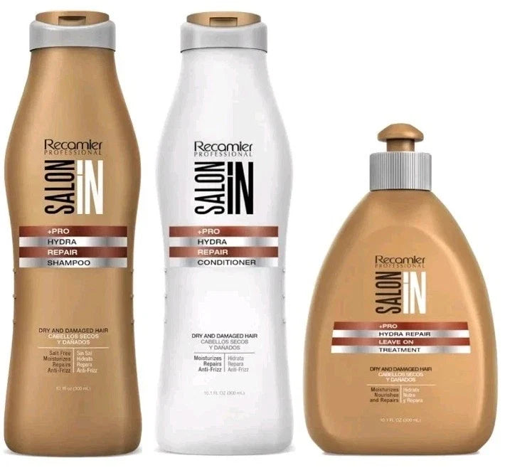 Recamier Salon In Professional Hydra Repair Hair Care Kit, 3 pc, 300 ml VIP Extensions