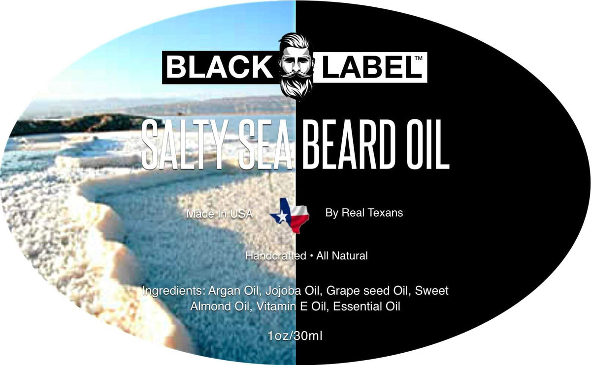 Salty Sea Beard Oil Blacklabel Beard Company