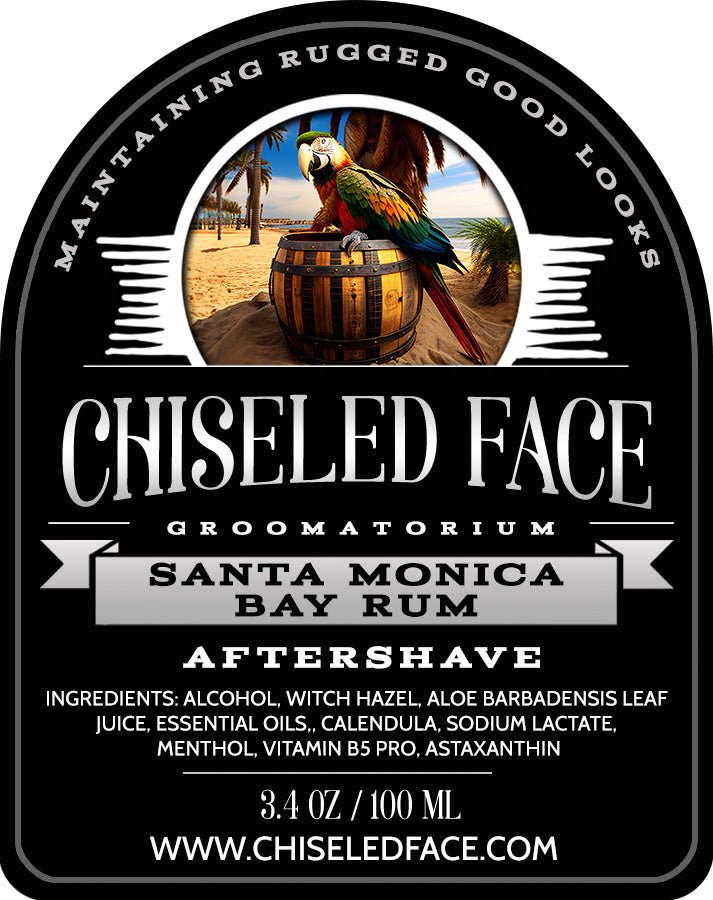 Santa Monica Bay Rum - Aftershave Splash Chiseled Face