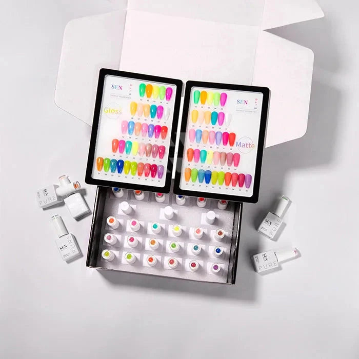 SEN PURE Glow 36 Gel Collection (Free Top-Base-Matte) iNAIL SUPPLY