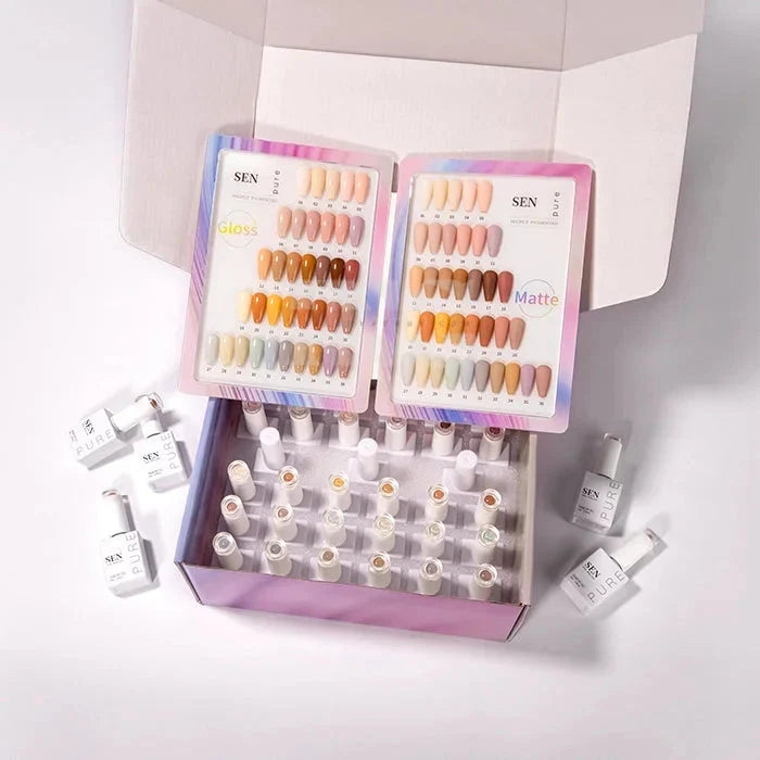 SEN PURE Nude 36 Gel Collection (Free Top-Base-Matte) iNAIL SUPPLY