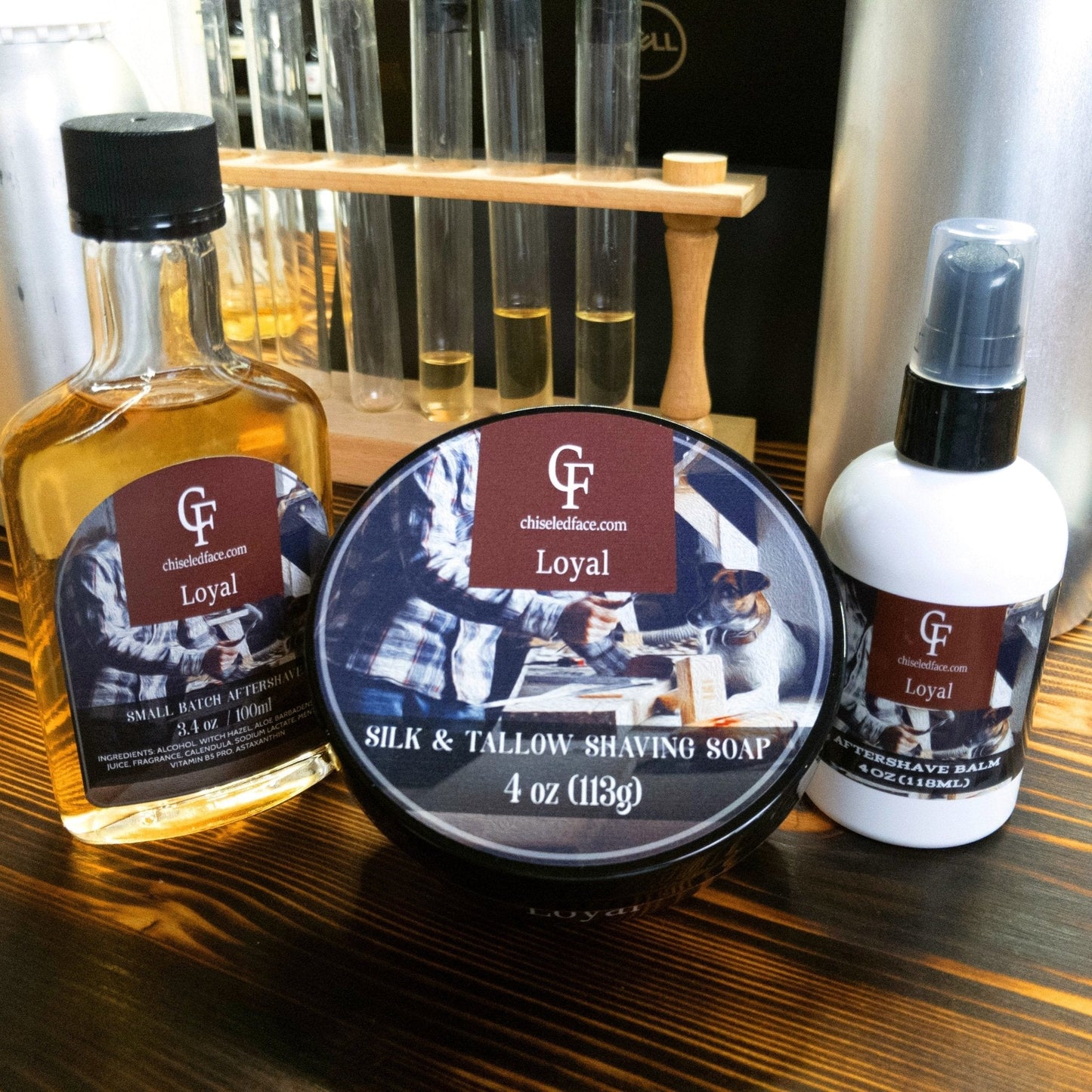 Silk Tallow Shave Soap - Loyal Chiseled Face