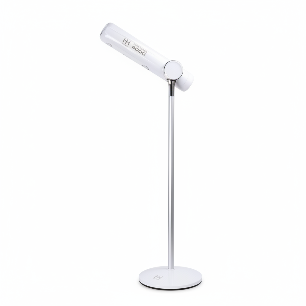 Hot & Hotter Twin Turbo 4000 Adjustable Handsfree Stand Dryer, 1 Count, White Annie International, Inc.