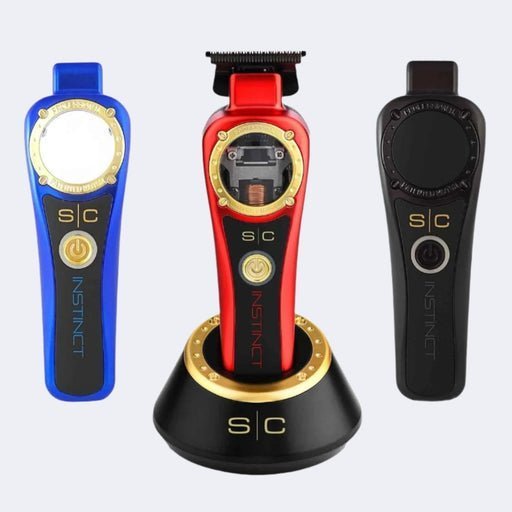 StyleCraft Instinct Clipper and Trimmer Combo with FREE Fade Brush Certified Clippers