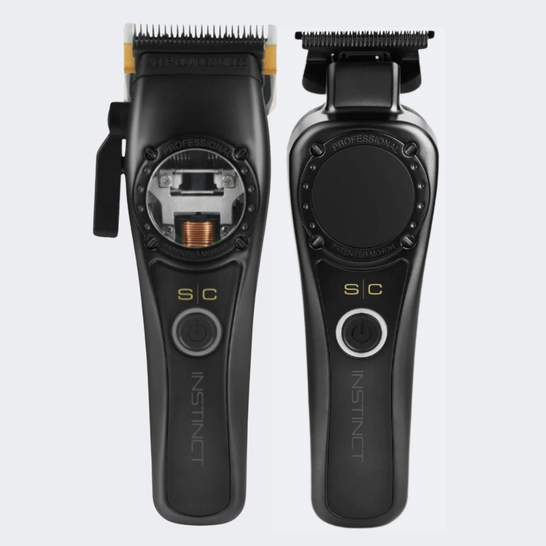 StyleCraft Instinct Clipper and Trimmer Combo with FREE Fade Brush Certified Clippers