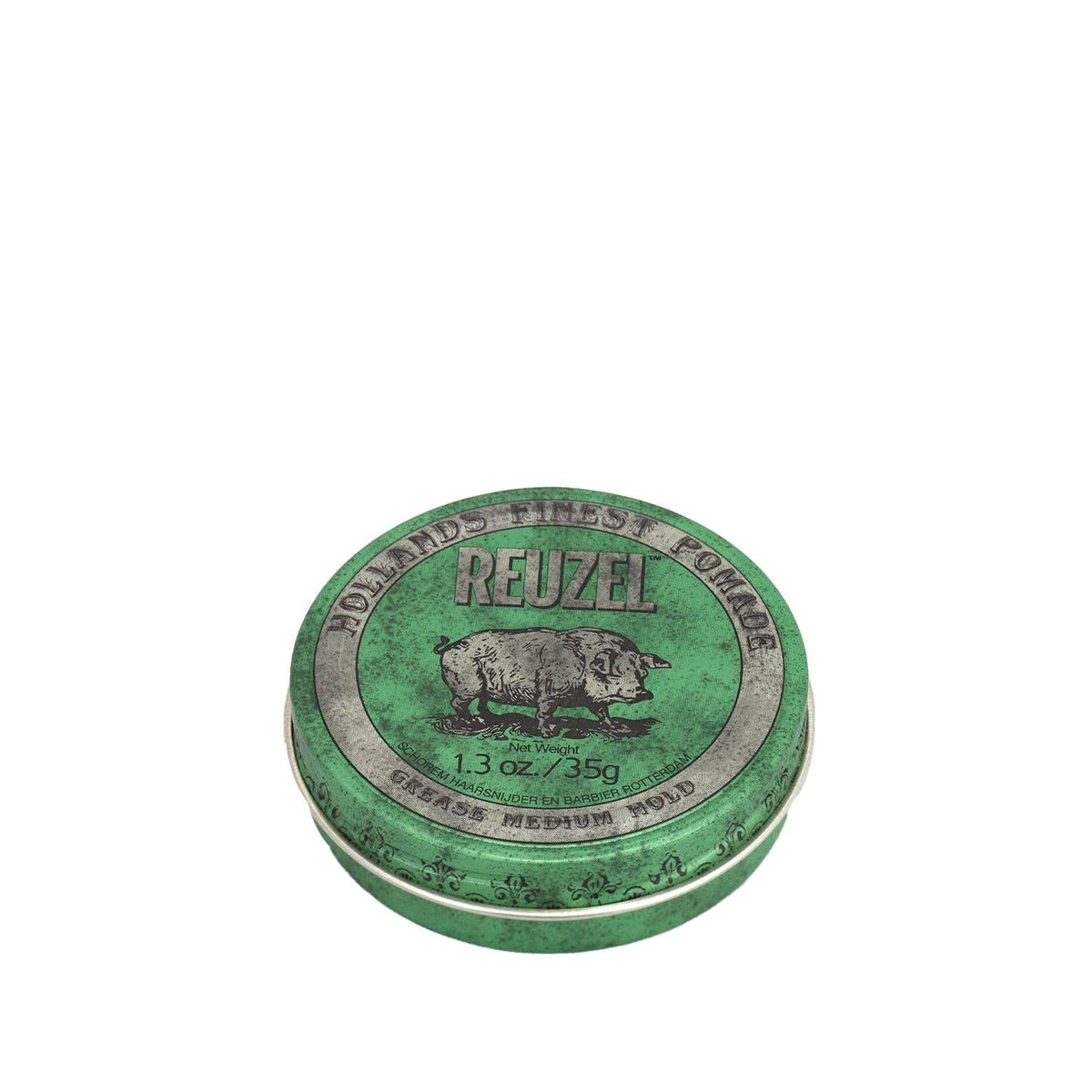 Reuzel Green Pomade Grease 35g - Strong Hold Hair Styling for Men Beauty Care Bag