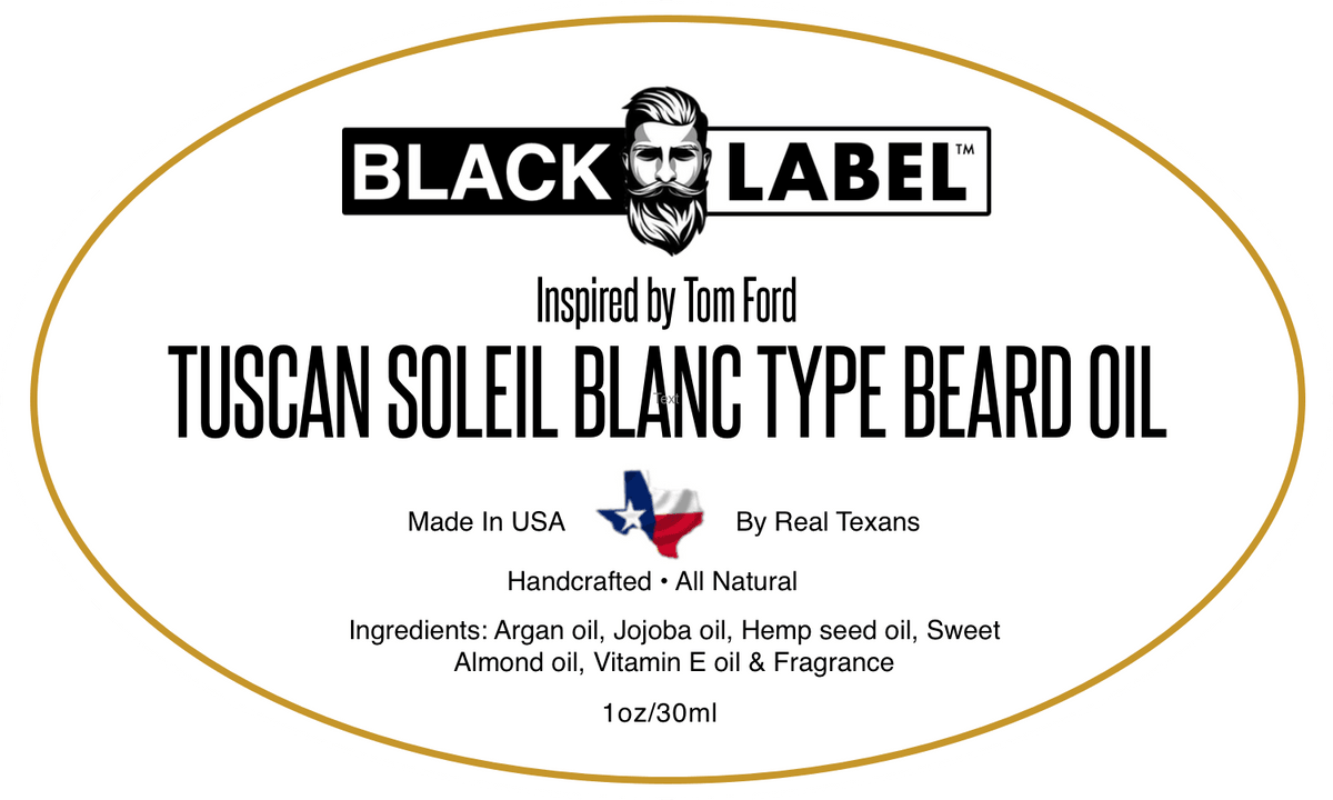 Tom Ford Soleil Blanc Cologne Scented Beard Oil Blacklabel Beard Company