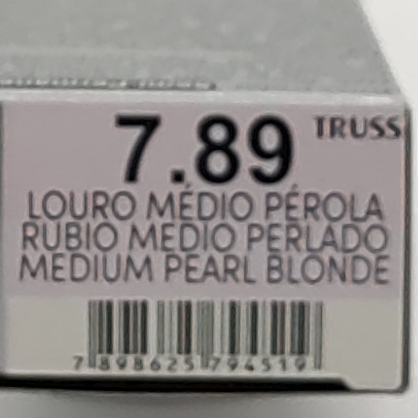 Truss Semi Permament Hair Color7.89 Medum Pearl Blonde