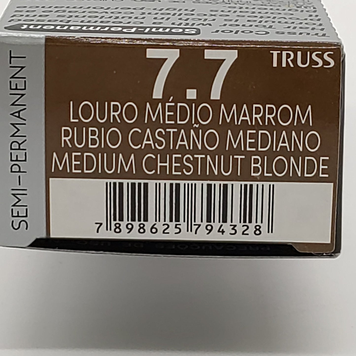 Truss Semi Permanent Color 7.7 Medum Chestnut Blonde