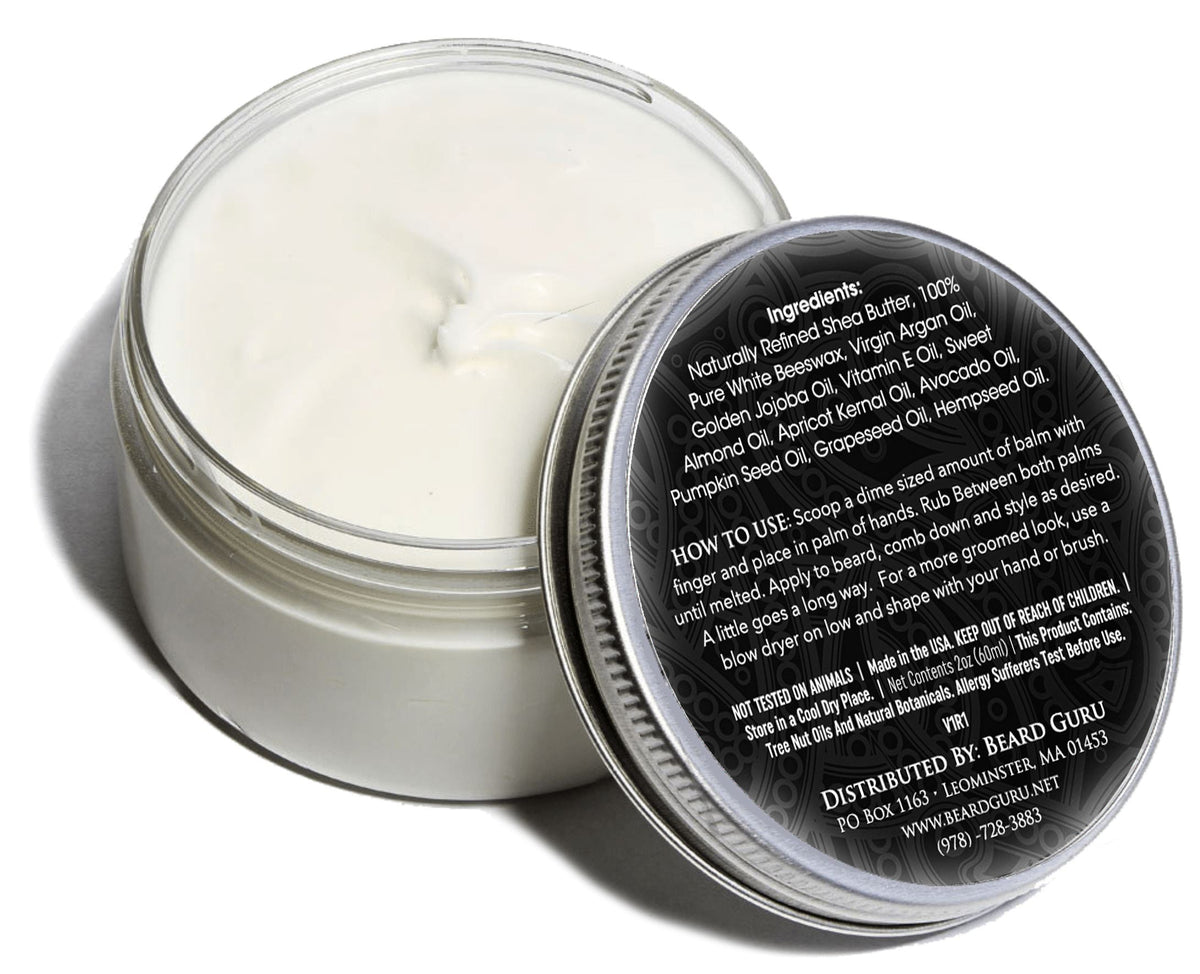 BeardGuru Premium Beard Balm: Unscented BeardGuru