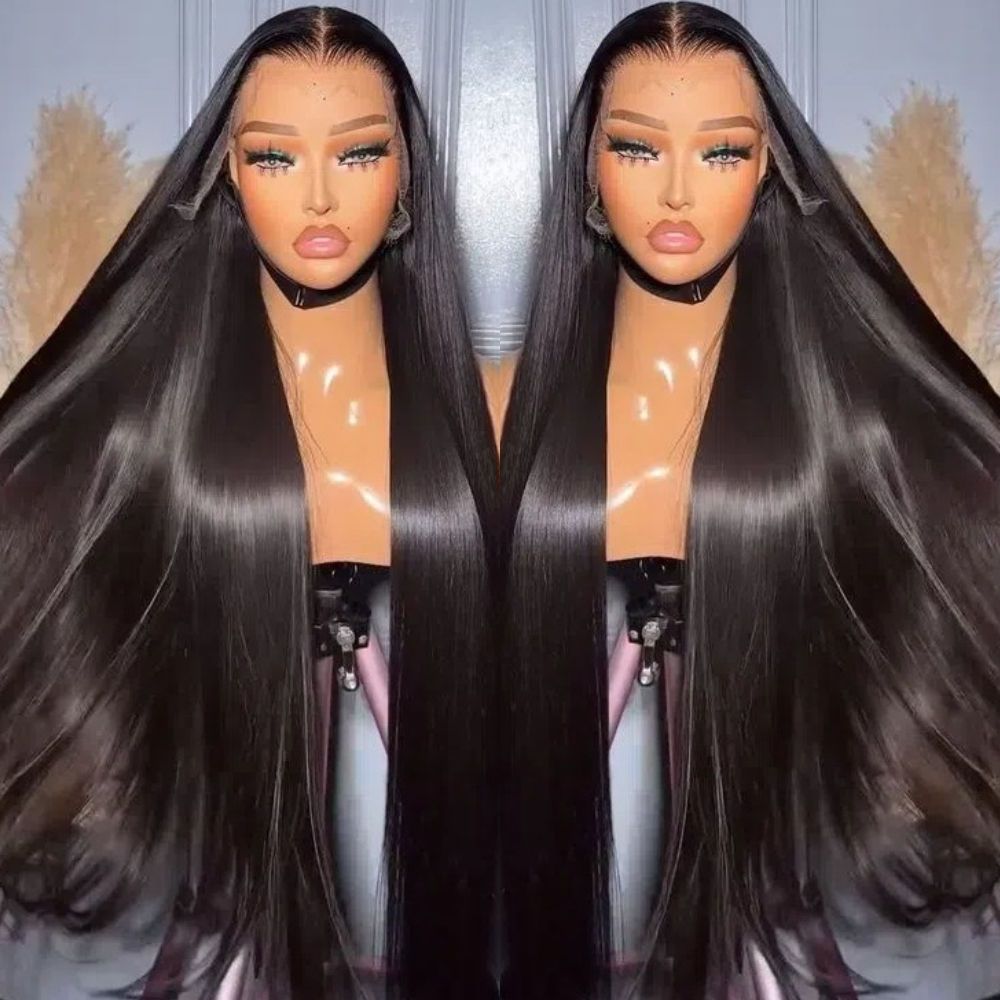 Vietnamese Raw Hair 250% Density Straight Lace Frontal Wigs Human Hair Lace Front Transparent Hd Lace Wig For Black Women 7DAY'S