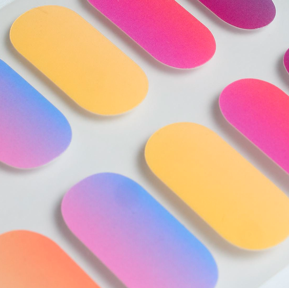 Pop Colors Gel Nails Candied Nails