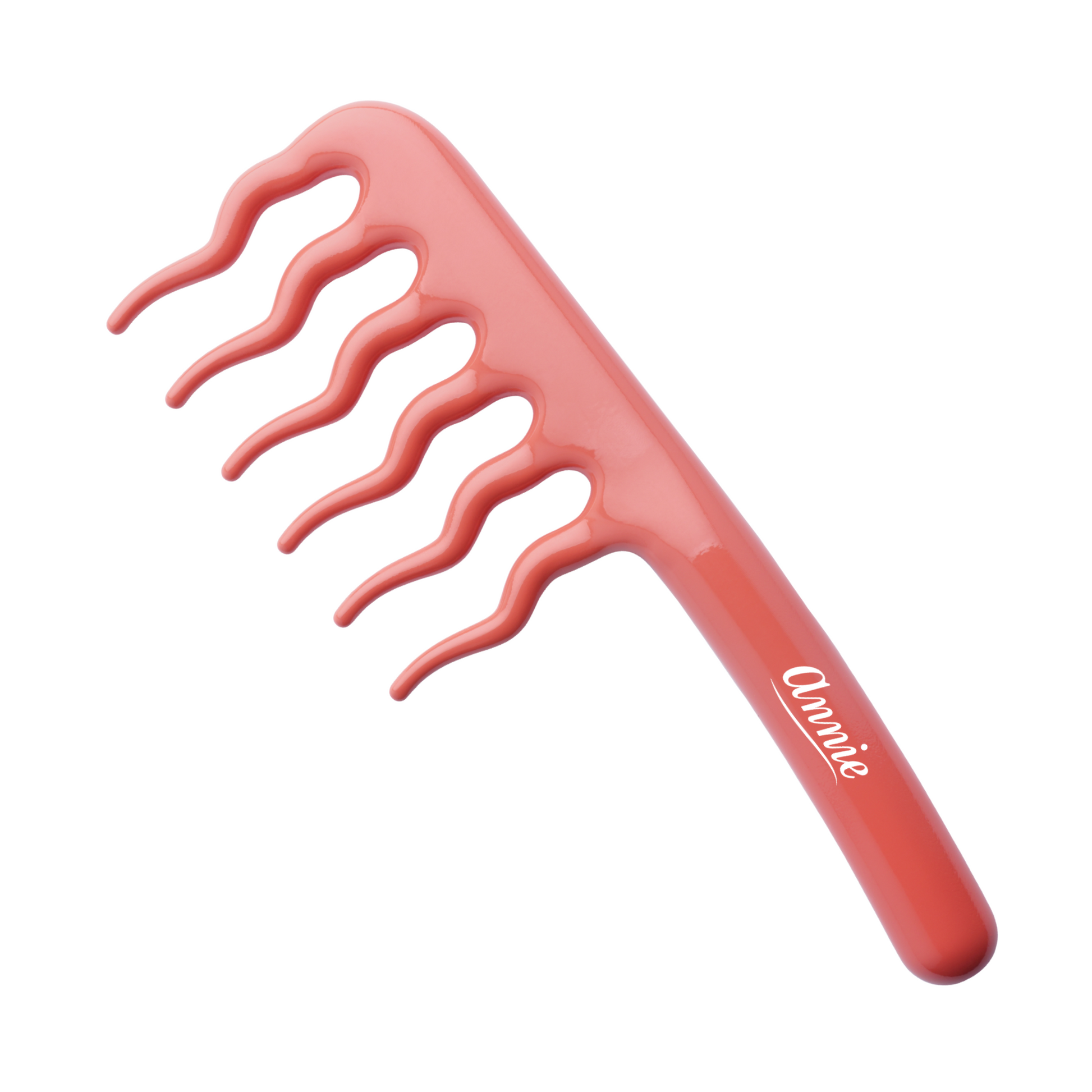 Annie Effortless Detangler Wavy Comb, 1 Count, Orange Annie International, Inc.