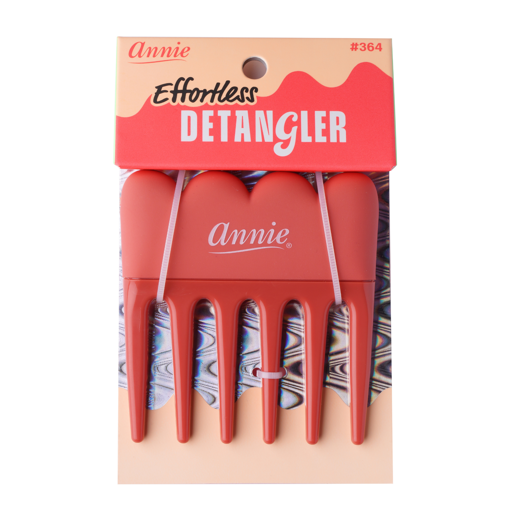 Annie Effortless Detangler Pik, 1 Count, Orange Annie International, Inc.