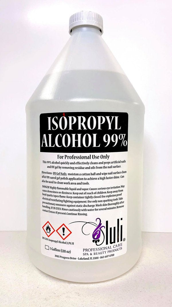 Luli - Isopropyl Alcohol 99% 128oz Queen Nails & Beauty Supplies