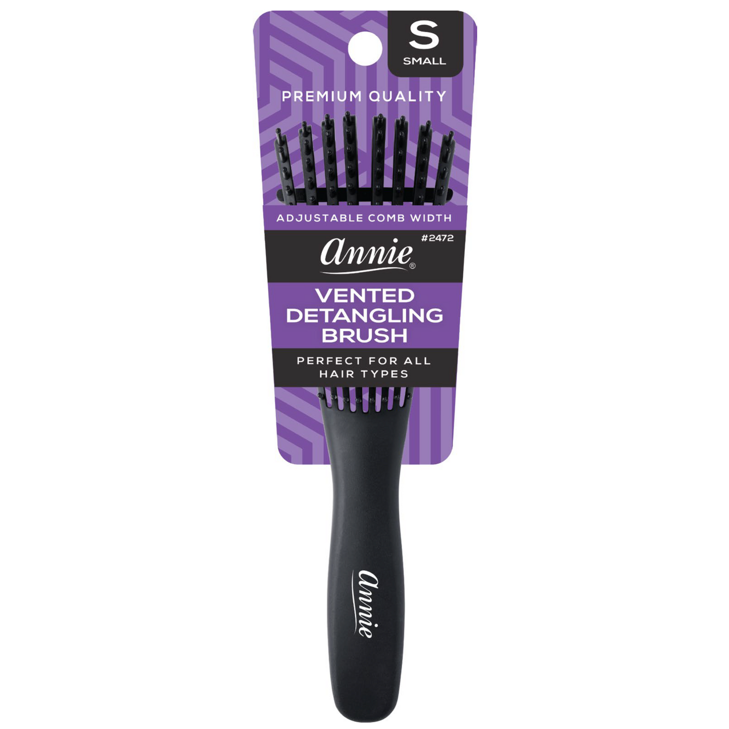 Annie Vented Detangler Brush Small, 1 Count, Assorted Colors Annie International, Inc.