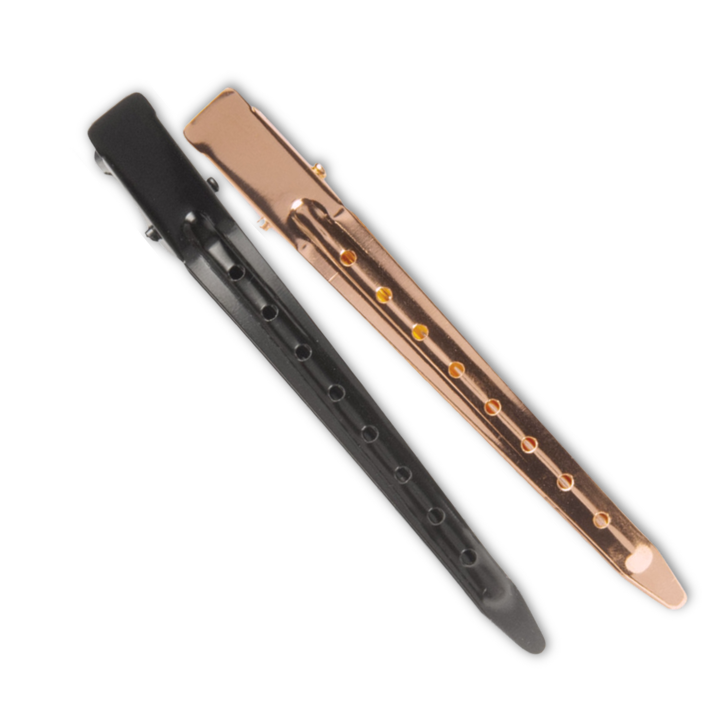 Annie Duck Bill Metal Hair Clips 3 1/2 Inch, 12 Count, Black & Gold Annie International, Inc.