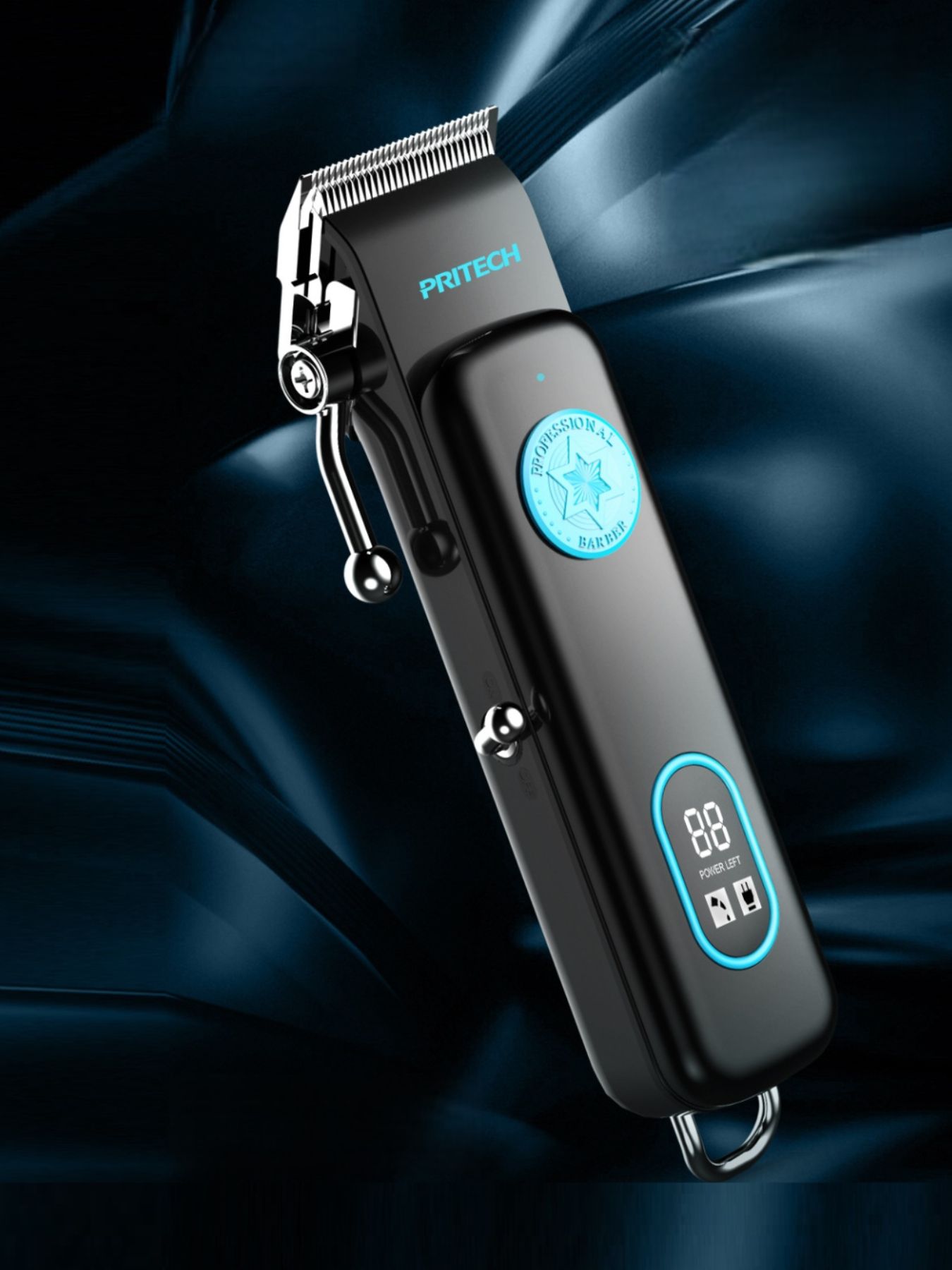Cordless Hair Clipper with LED Display Unique Oils