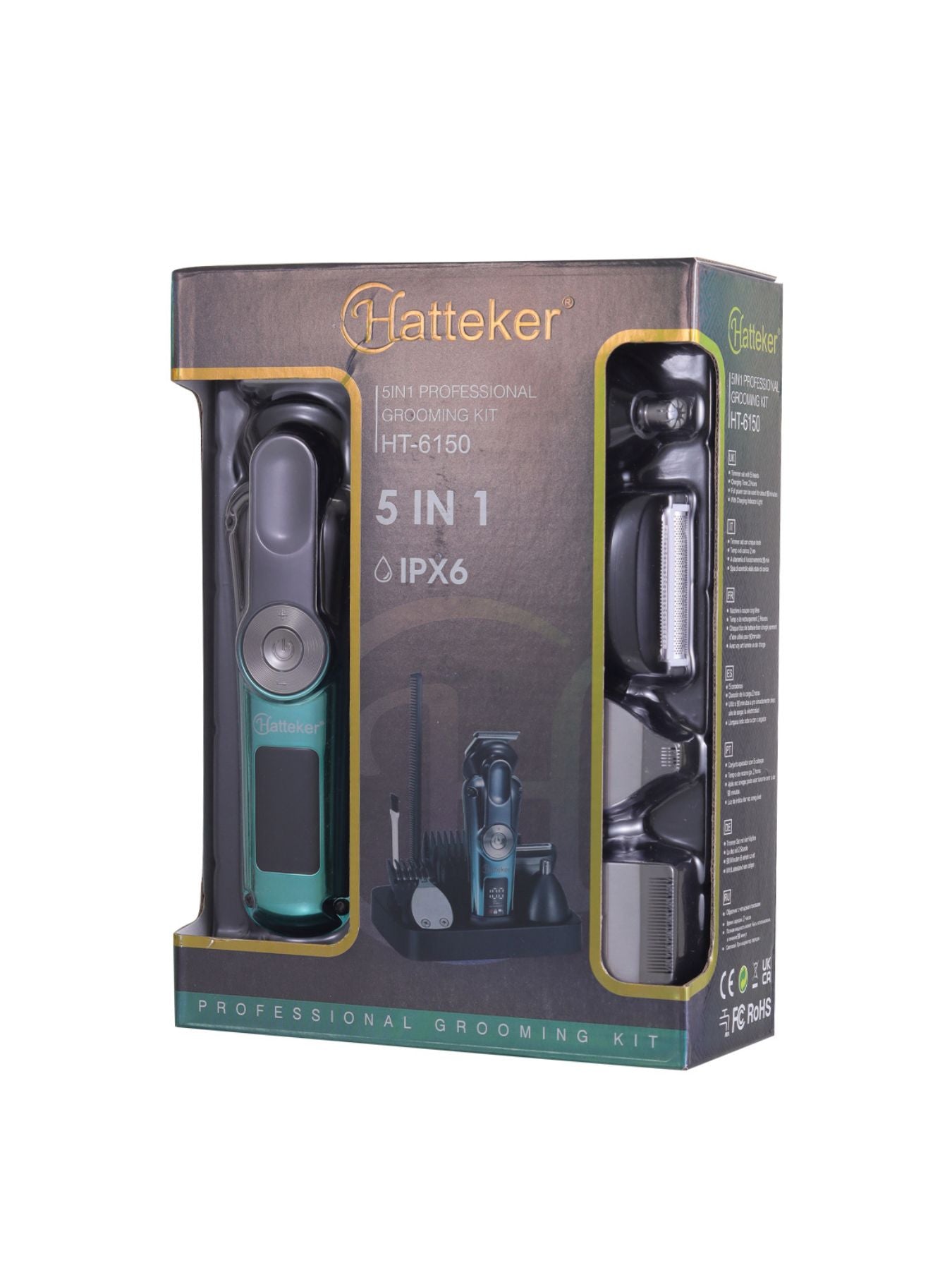 Cordless Hair Clipper with LED Display Unique Oils