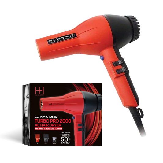 Hot & Hotter Turbo Pro2000 AC Hair Dryer, 1 Count, Red Annie International, Inc.