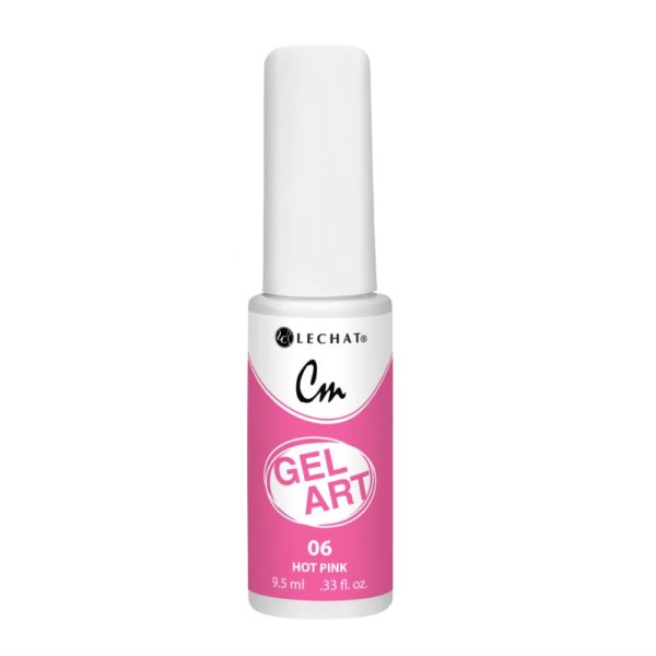 Lechat - CM Gel Art - 06 Hot Pink .3oz Queen Nails & Beauty Supplies