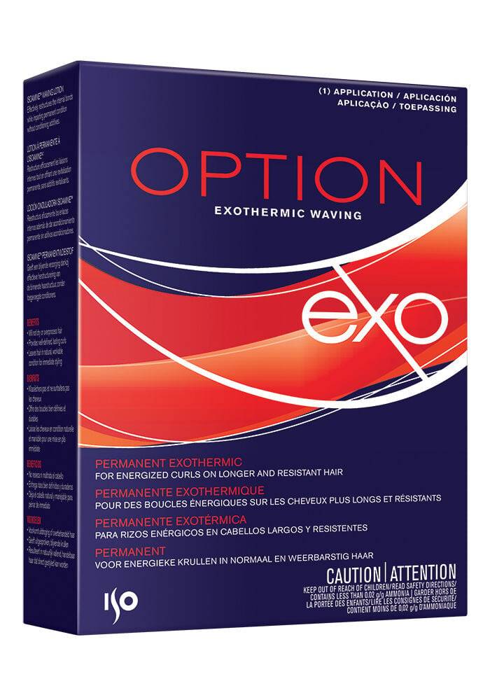 ISO Option EXO Exothermic Perm for Long & Resistant Hair VIP Extensions