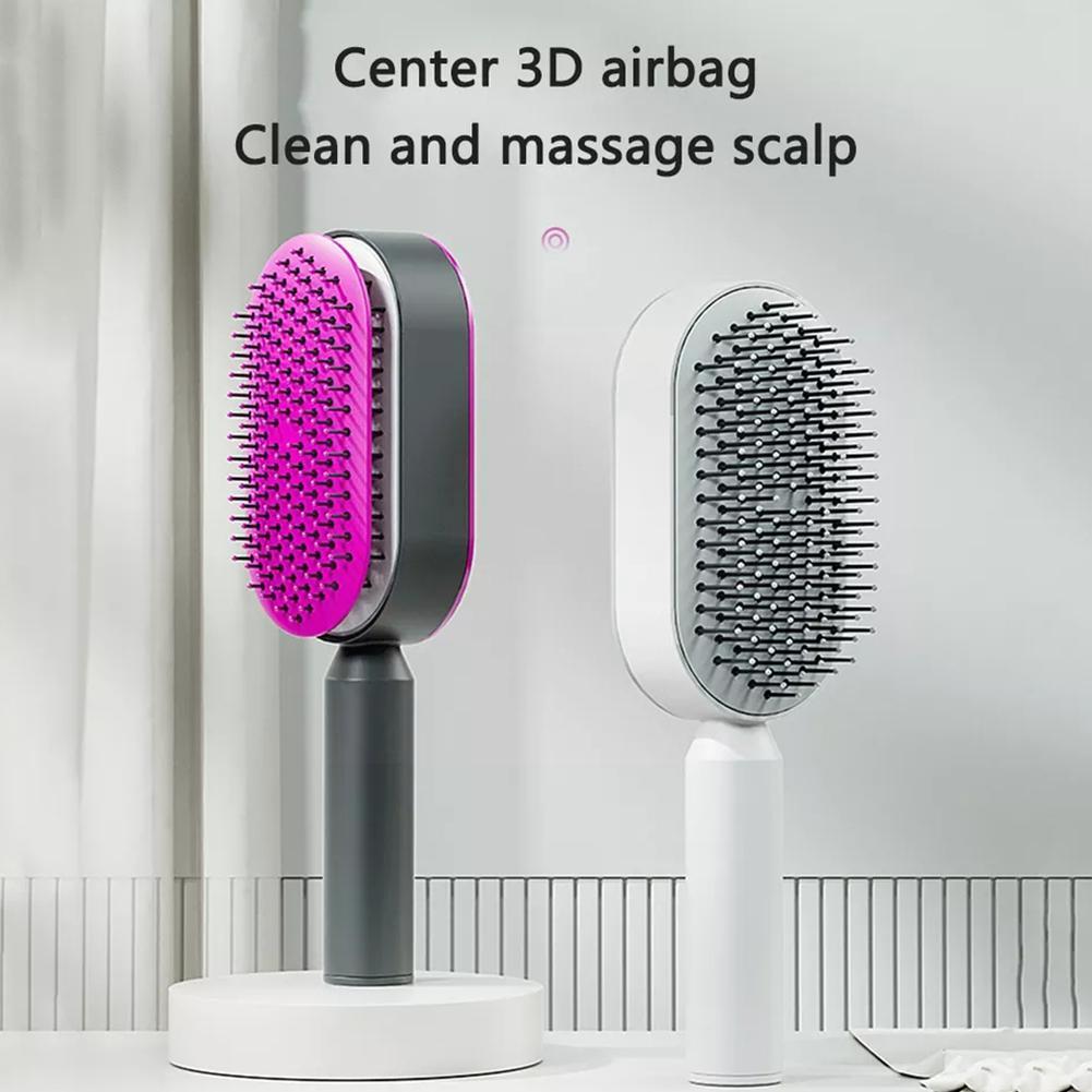 3D Air Cushion Massager Hairbrush with Self-Cleaning Feature Sell My Stuff