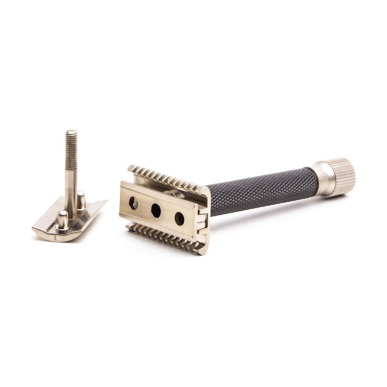 Parker Variant Adjustable Open Comb Safety Razor - Graphite [VAR GR OC] Pasteur Pharmacy