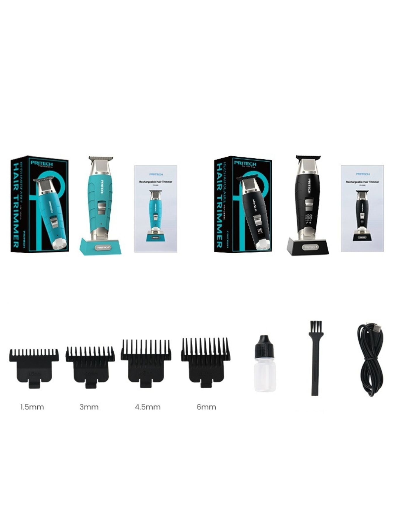 Cordless Rechargeable Hair Clipper Unique Oils
