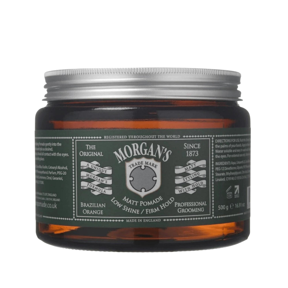 Morgan's Pomade Low Shine Firm Hold Matt Pomade 500g Beauty Care Bag