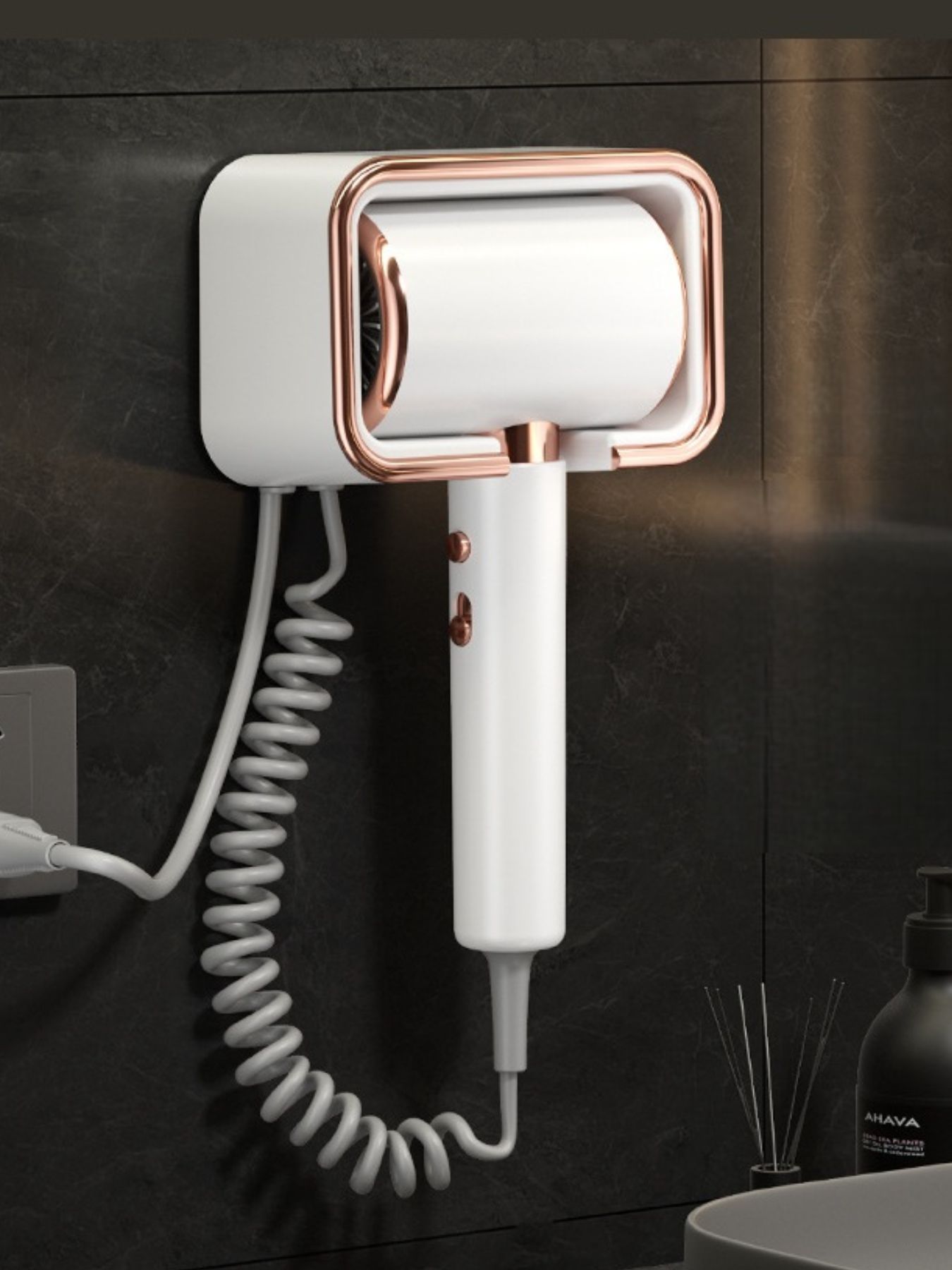 Wall-Mounted Household Hair Dryer Unique Oils