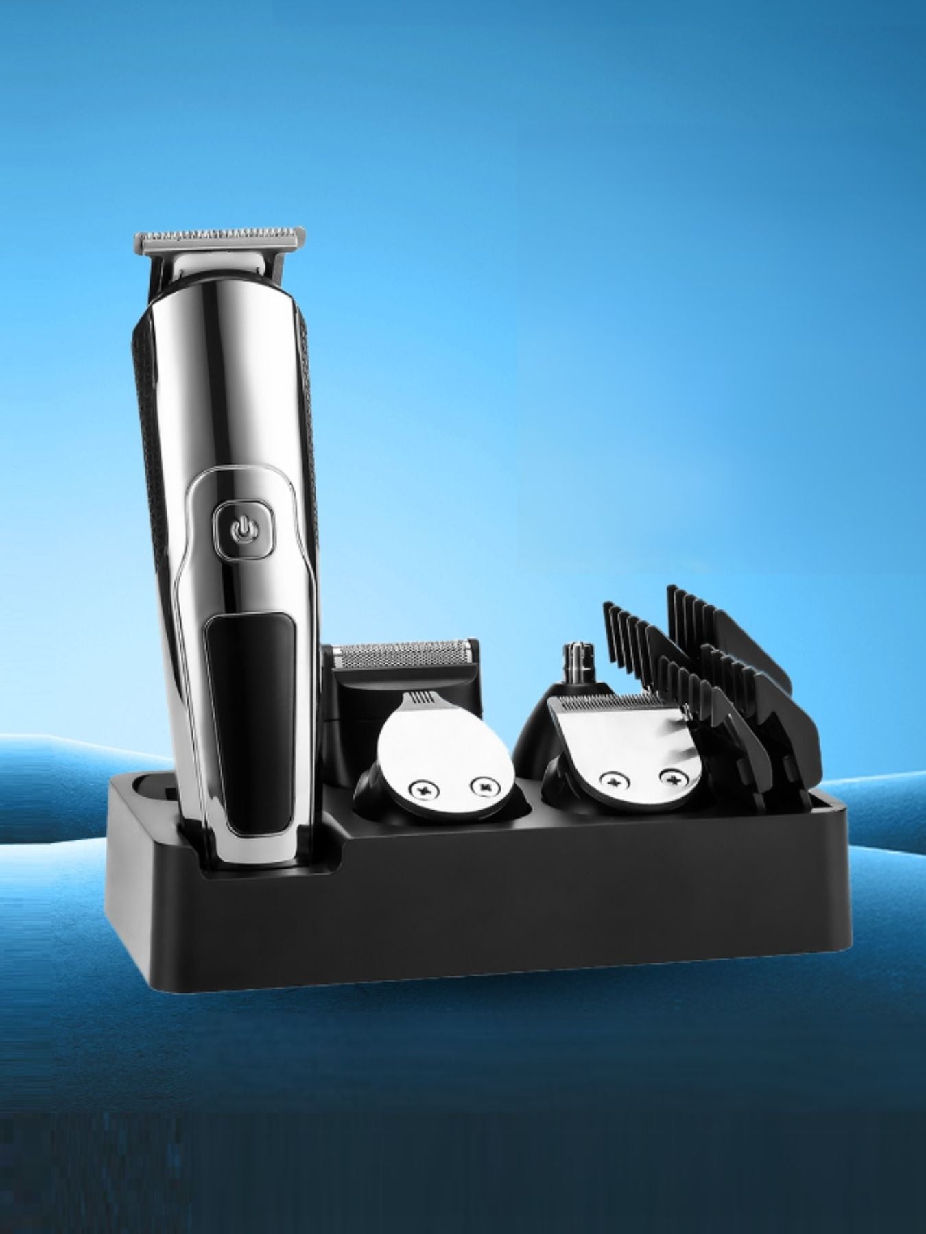 Waterproof Hair Clipper with LED Display Unique Oils
