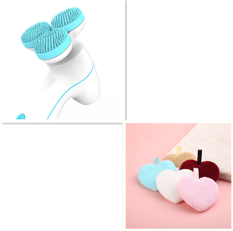 3D Smart Massage Cleanser Electric Cleanser Electric Silicone Facial Cleanser FLIPSTYLEZLLC