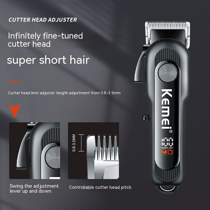 Adjustable High Power USB Fast Charge LCD LCD Display Hair Clipper FLIPSTYLEZLLC