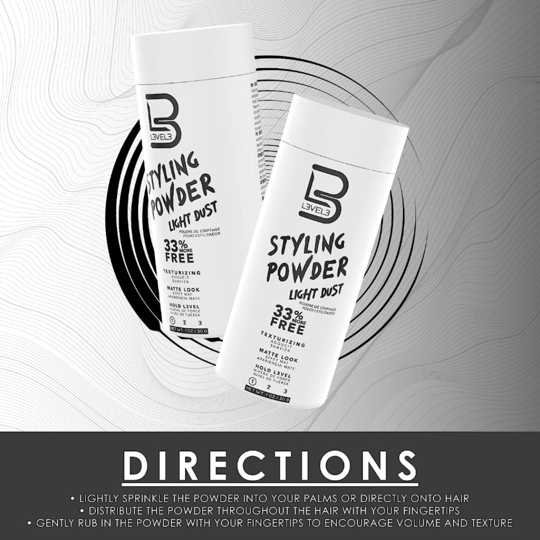 L3VEL3 Light Styling Powder – Matte Texture & Volume