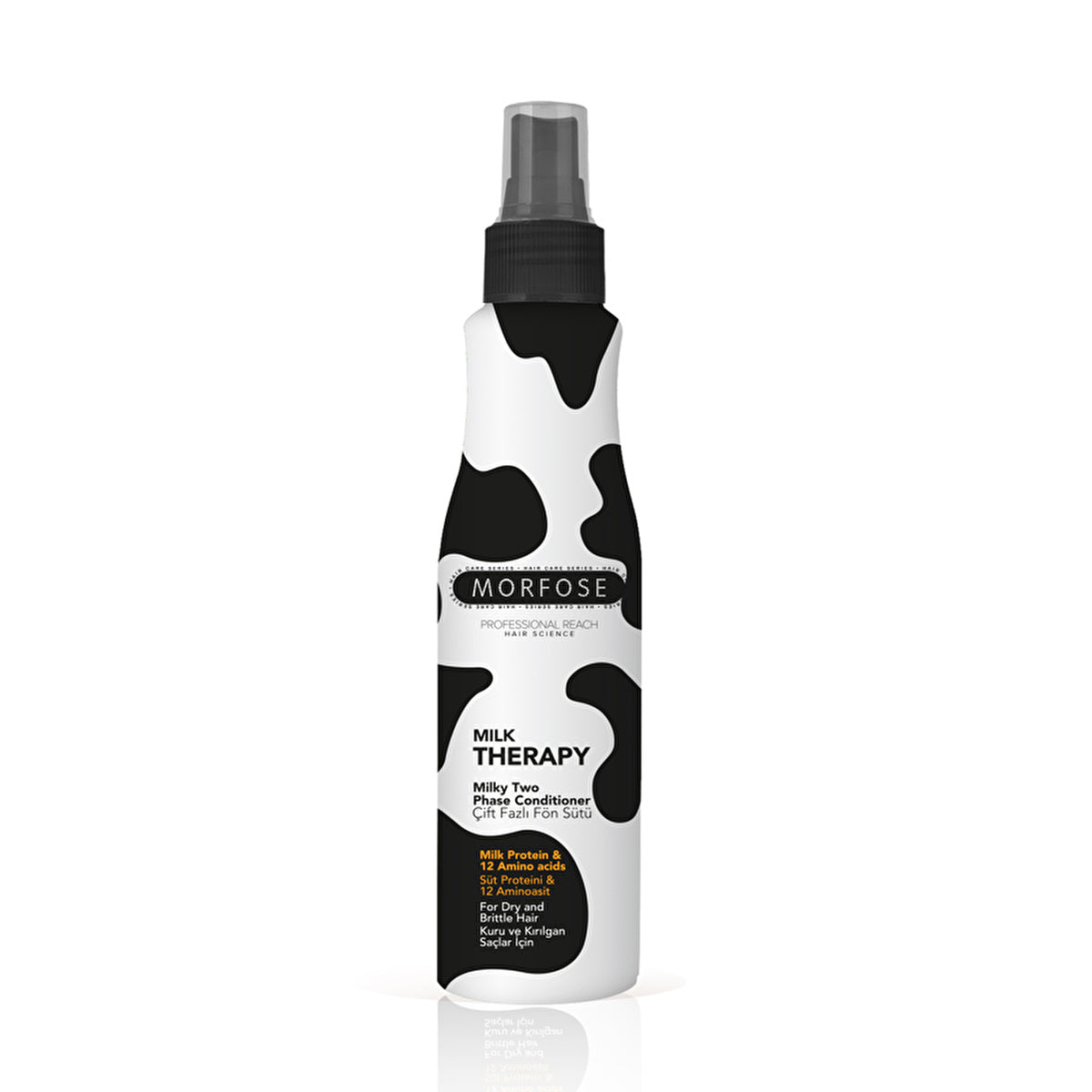 Morfose Milk Therapy Dual Phase Hair Treatment 220ML - Leave-in Conditioner Beauty Care Bag