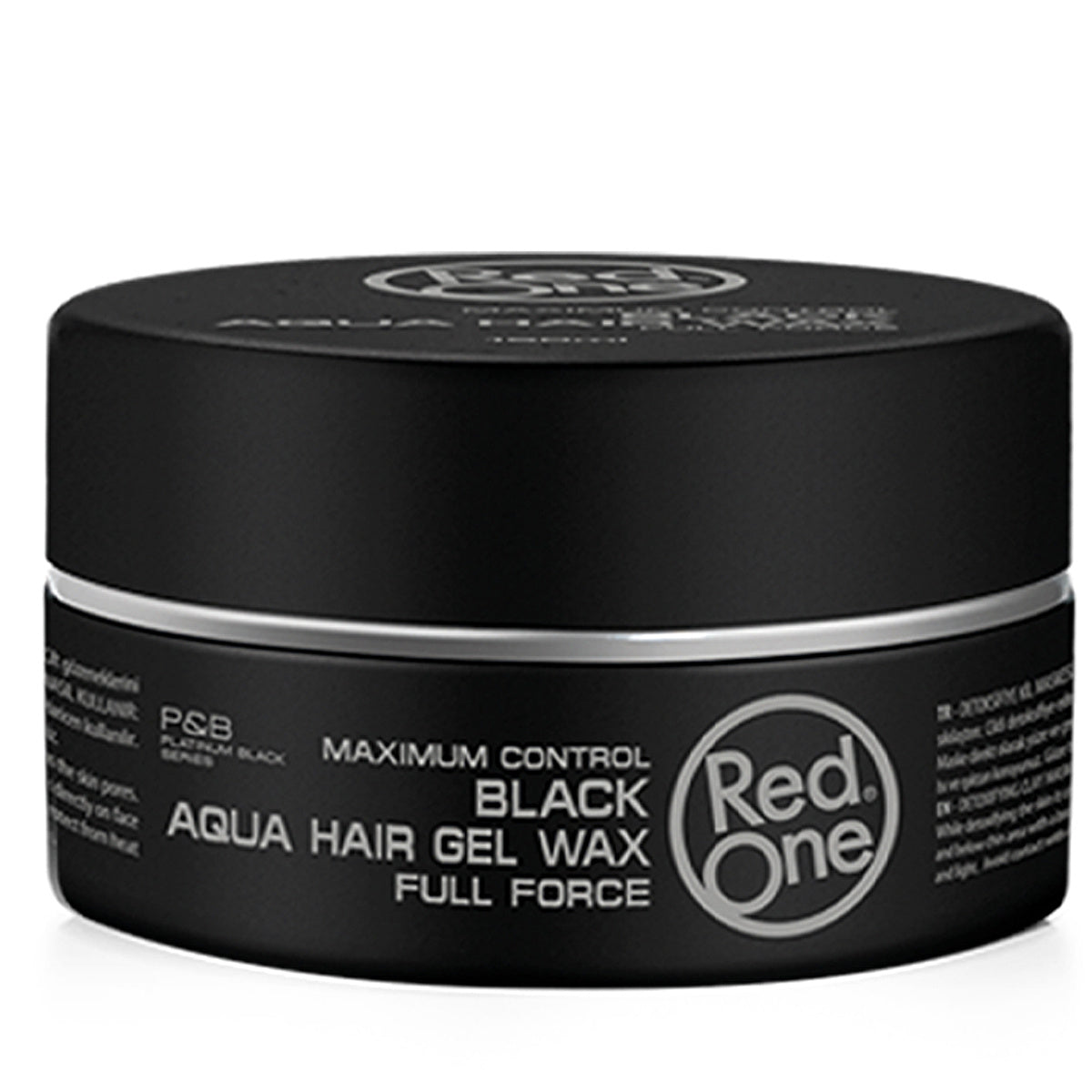Red One Black Aqua Wax 150ml - Long-Lasting Hold | Hair Styling Beauty Care Bag