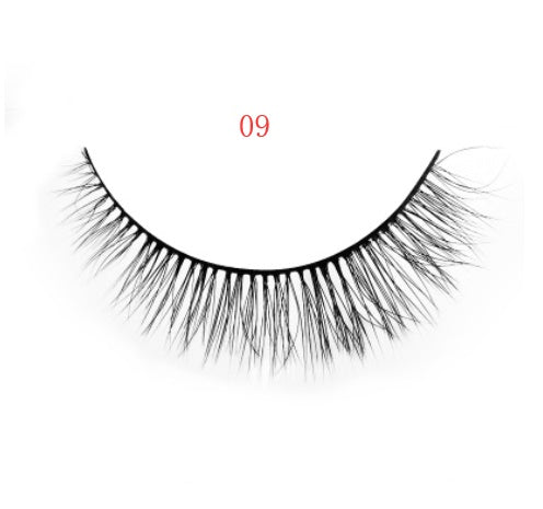 3D mink eyelashes 3 pairs of natural fiber long false eyelashes Elyvora LLC