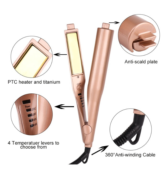 2 IN 1 Mestar Iron Pro Automatic Rotating Roller Hair Curler Heating Automatic Ceramic Curling Iron Magic Hair Styling Tool Elyvora LLC