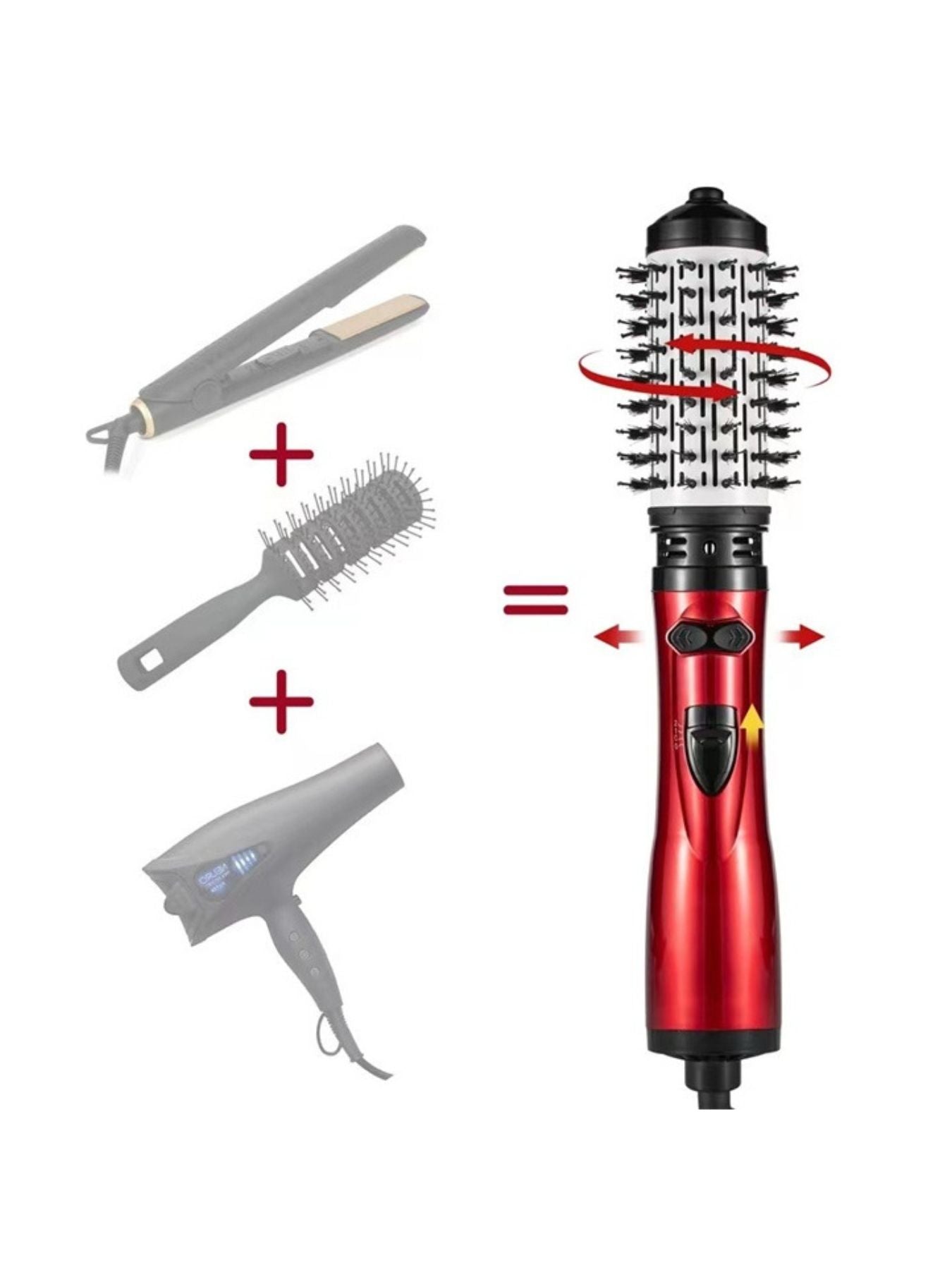 3-in-1 Interchangeable Hot Air Brush Unique Oils