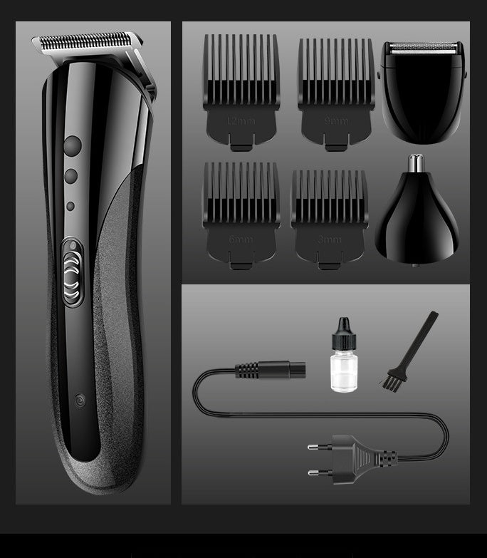 KEMEI All In1 Rechargeable Hair Clipper For Men Waterproof Wireless Electric Shaver Beard Nose Ear Shaver Hair Trimmer Tool My Store