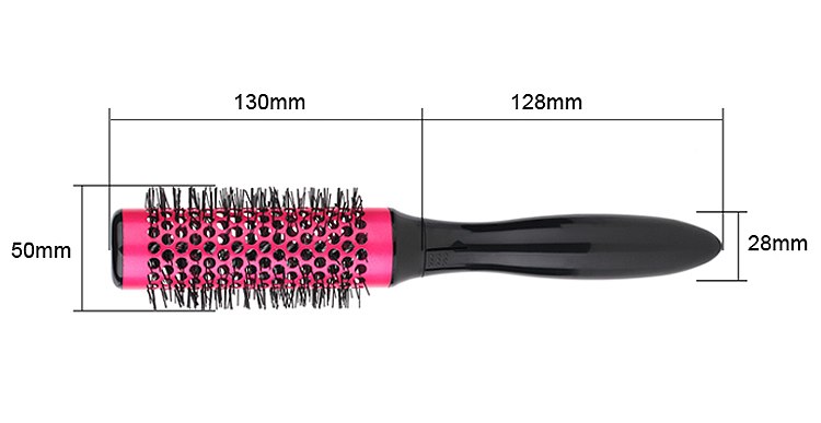 Professional Hair Dressing Brushes High Temperature Resistant Ceramic Iron Round Comb Beauty Hair Makeup Tool 50mm My Store
