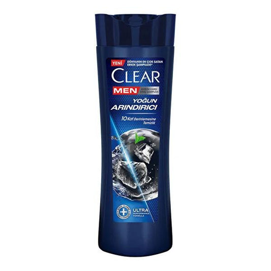 Clear Men Anti-Dandruff Shampoo with Activated Charcoal - 3ZeroTech Technology for Men's Scalp Care Beauty Care Bag