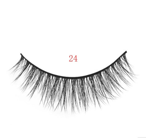3D mink eyelashes 3 pairs of natural fiber long false eyelashes Elyvora LLC