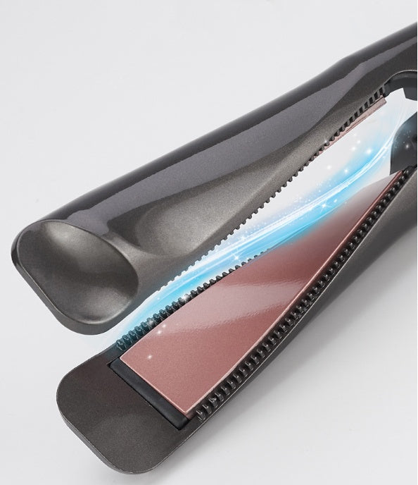 2 In1 Professional Hair Straightener Hair Crimper Dry/Wet Hair Straightening Curling Comb Elyvora LLC