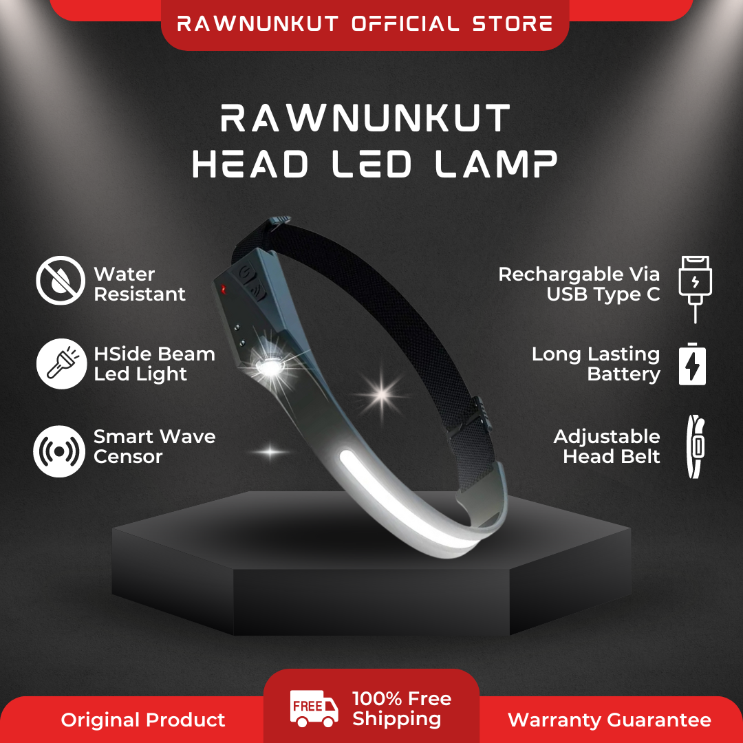 Barber LED Head Lamp for Precision Haircuts RAW N UNKUT