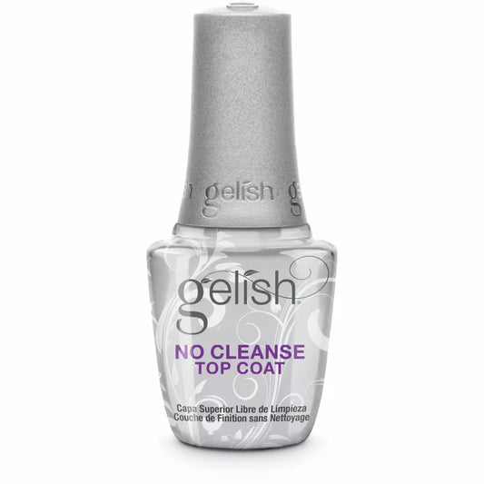 Gelish - No Cleanse Gel Top Gel Coat .5oz (Gel) Queen Nails & Beauty Supplies