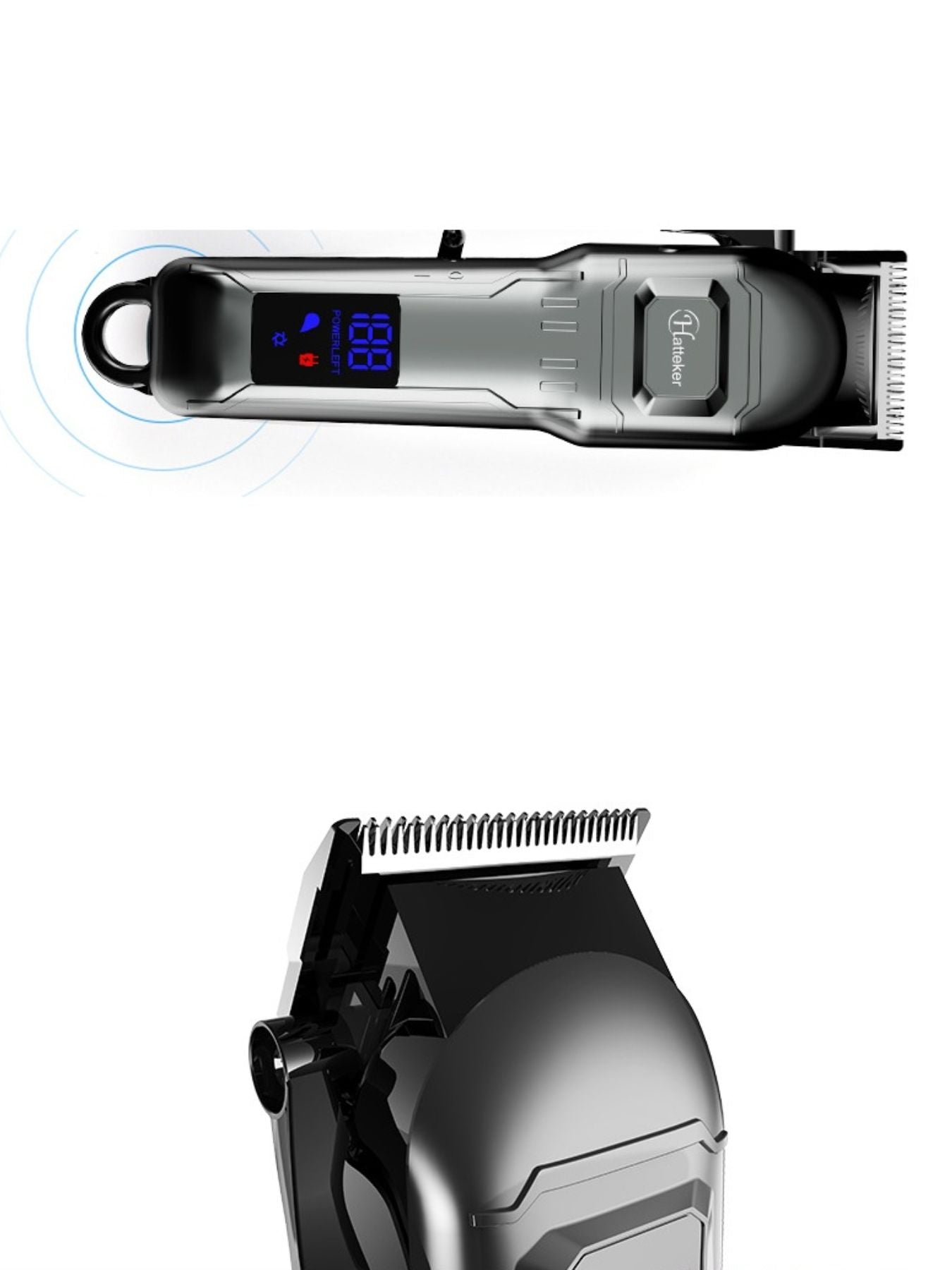 Cordless Hair Clipper with LED Display Unique Oils