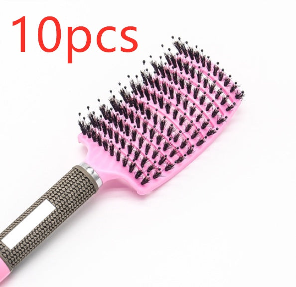 Hairbrush Anti Klit Brushy Haarborstel Women Detangler Hair Brush Bristle Nylon Scalp Massage  Teaser Hair Brush Comb Noventix