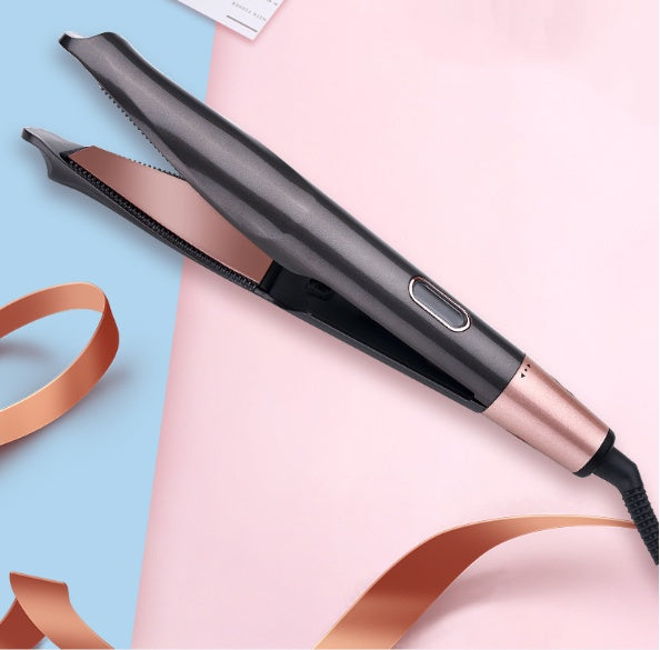 2 In1 Professional Hair Straightener Hair Crimper Dry/Wet Hair Straightening Curling Comb Elyvora LLC